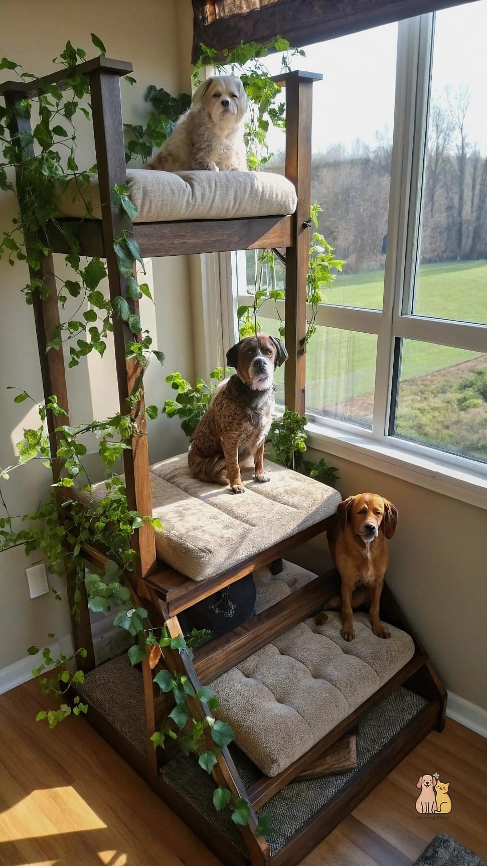 20 Brilliant Diy Dog Crates That Are Totally Worth It 15 The Window-Side Dog Crate Retreat