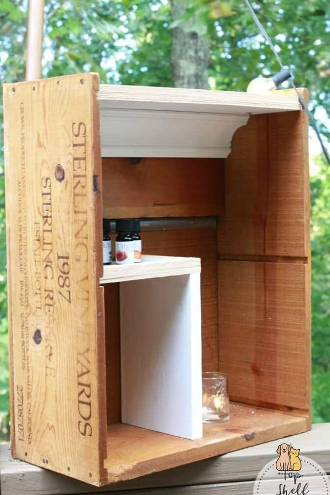 The Wine Crate Cubby Tower