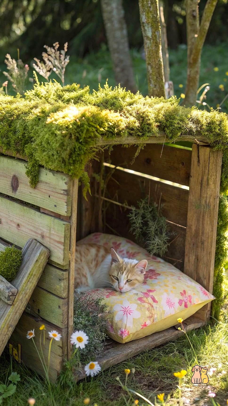 The Wooden Crate Bed with Liner