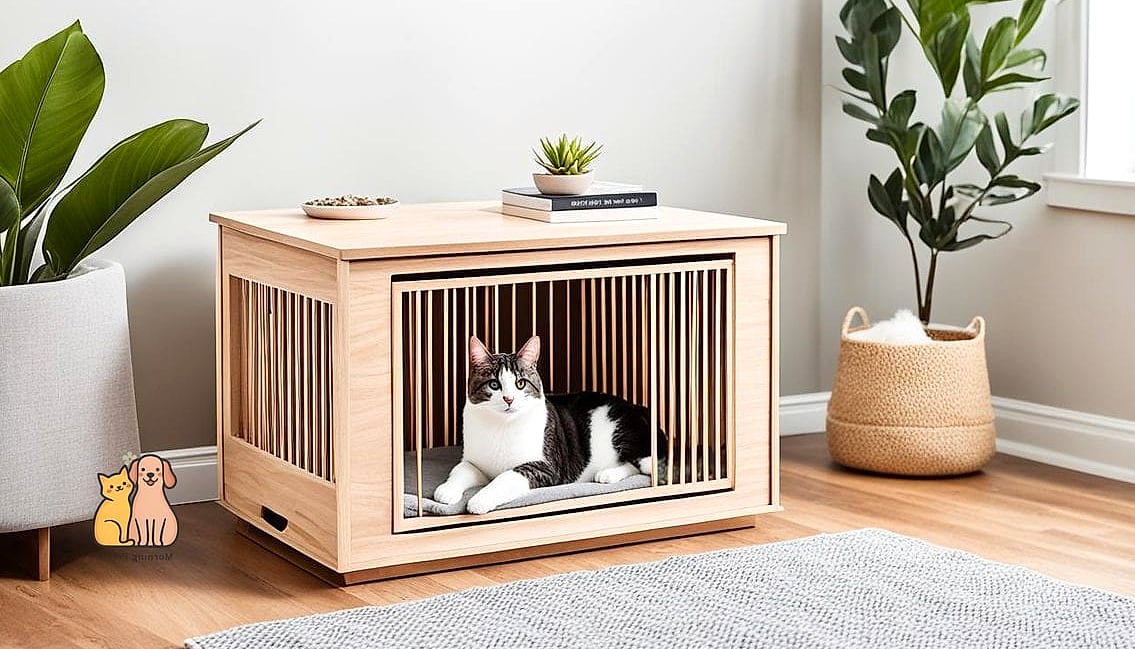50 Budget-friendly Cat Food Station Ideas Your Pet Will Beg For More 5 The Wooden Crate Feeder