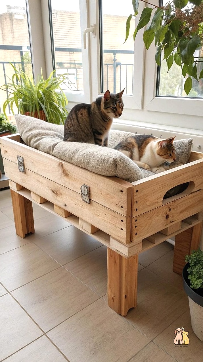 The Wooden Pallet Bed