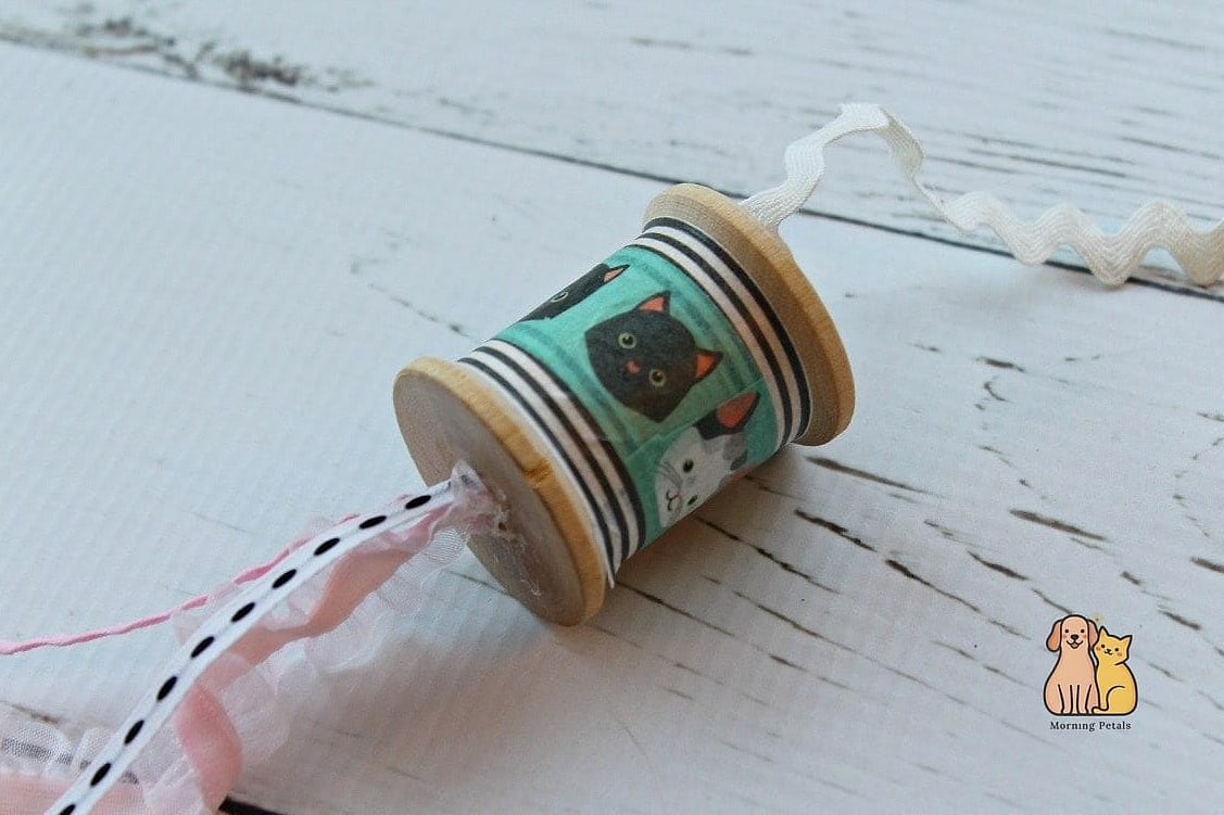 Wooden Spool Roller