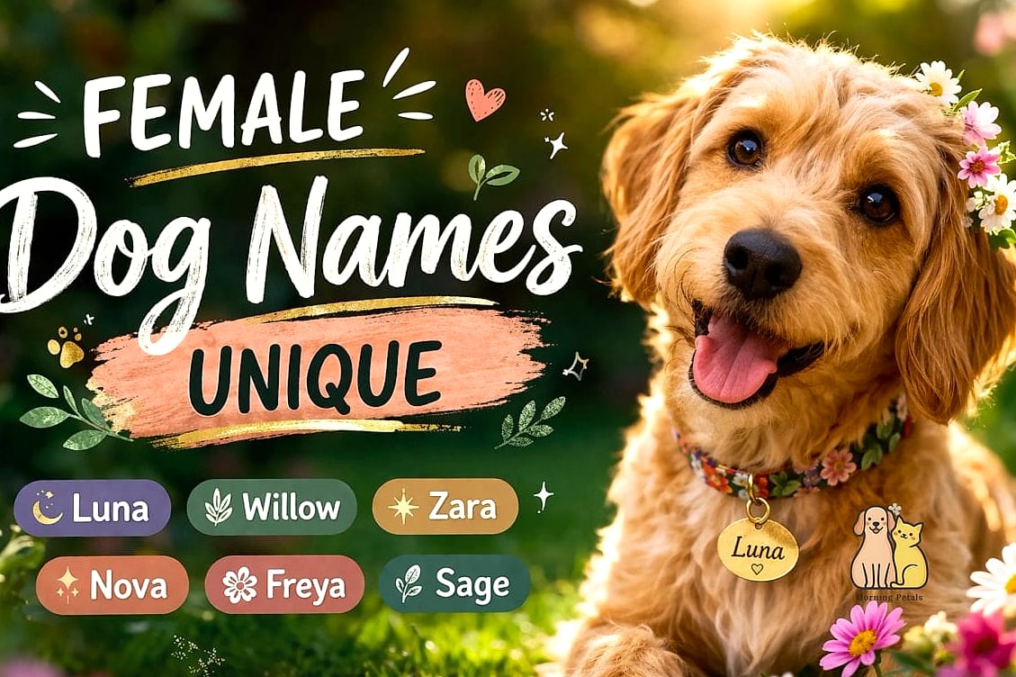 20 Female Dog Names That Are Totally Unique and Adorable 19 Zinnia